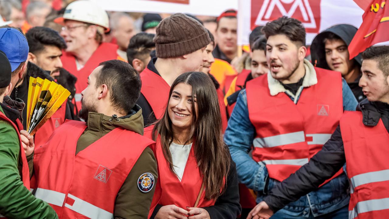 Warnstreik Stahl - Duisburg - TKS