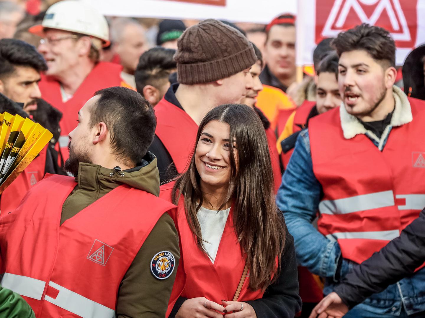 Warnstreik Stahl - Duisburg - TKS