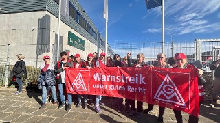 Warnstreiks - Metall-Tarifrunde 2024